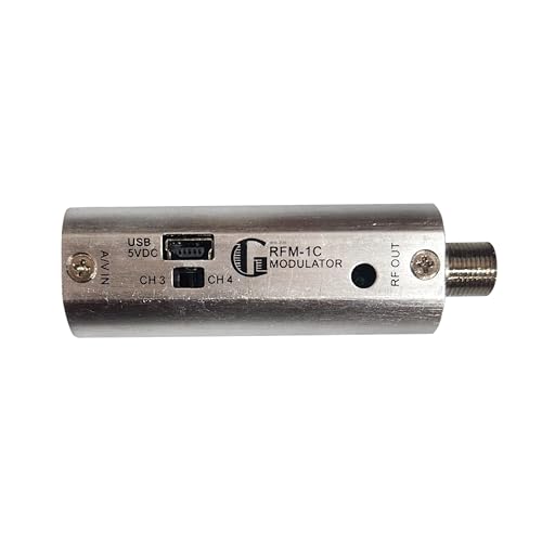 SatelliteSale RFM-1C Modulador RF Canal 3 o 4 salidas 75/1K Ohmios conmutable