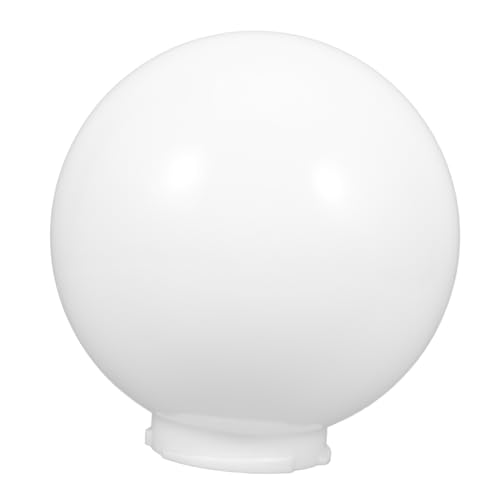 Alipis Globo de Repuesto para Lámpara de Acrílico Cubierta de Globos de Luz Redondos con Apertura sin Cuello Pantalla para Farolas Exteriores para Accesorios de Pared de Techo