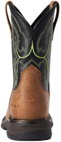 Ariat Mens WorkHog XT Wide Square Toe Boot Tumbled Bark/Dark Forest 4 | Image 3