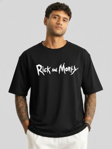Image of Stylish Oversize T-Shirt for Men | Round Neck Printed Oversize T-Shirt