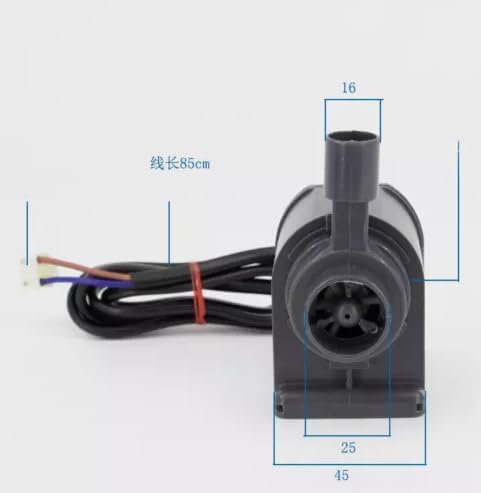 Miniatura 3 de Bomba de agua de la máquina de hielo HZB-506080AP-1200 8.5W que circula sumergible AC220V