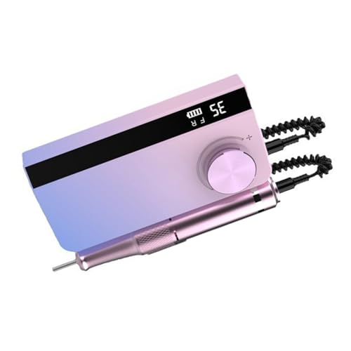 Taladro de uñas eléctrico inalámbrico de 35000 rpm: máquina recargable de manicura