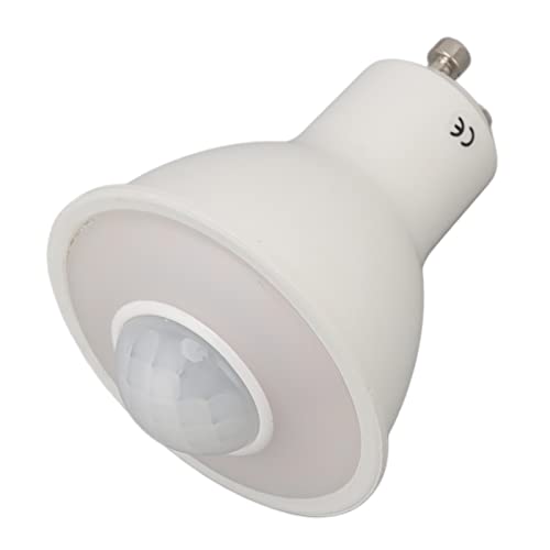 Bombilla GU10, Bombillas con Sensor de Movimiento, Luz de Seguridad, Cálido, para Techo, Pasillo, Porche, Lámpara, Luz Cálida, 3000K, 5W, Industrial y Científico