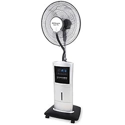 Ventilador Orbegozo Sfa 6500 Orbegozo SFA 7000 – Ventilador nebulizador / humidificador con mando a distancia, depósito de 1.5 litros, temporizador, 3 velocidades y 100 W de potencia, Multicolor