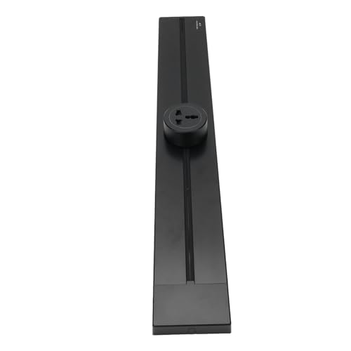 Haofy Regleta Moderna para Montaje en Pared, 8000W, Aleación de Aluminio de 600 Mm, Central Eléctrica para Sala de Conferencias (3 Tomas Universales 13A 3250W)