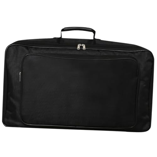 Housoutil Audio Effector Storage Box Bag for Electric Guitar Portable Organizer Bag