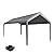 Gardesol Carport Replacement Canopy, Replacement Top Cover for 10' x 20' Carport Frame, 180G Waterproof & UV Protected Tarp with Ball Bungees, Gray, Only Top Cover, Frame is not Included