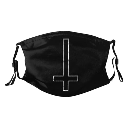 Demonic Inverted Cross Adult Dust Mask Adjustable Dust Face with 2 Filter47