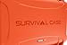 NANUK 938 Survival Gear Storage Case w/Wheels and Lid Organizer-for Preppers, Survivalist, First Aid and Emergencies - Waterproof, Dustproof, and Impact Resistant-Empty (Orange)