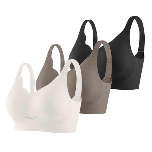 Soutien-gorge grande taille push up sans couture brassière sport élastique