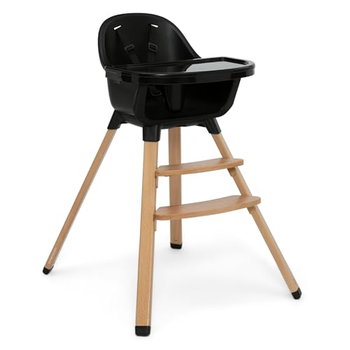 Image of Delta Children - babyGap Otto 3-in-1 High Chair - High Chair Converts to Toddler Dinning Chair and Booster Seat - Dishwasher Safe Meal Tray - FSC-Certified Wood, Black