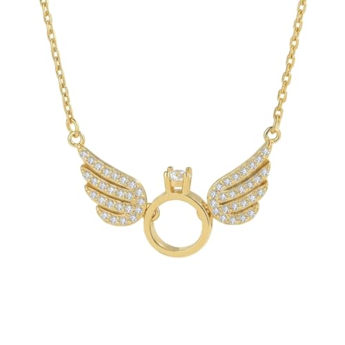 SALTY Anti Tarnish Millenia Dancing Swan Pendant Necklace for Women | Stylish Locket Chain | Latest Fashion Jewellery Accessories for Girls | Minimal Jewelry | Ideal for Gifting | Marriage, Birthday | Gift for Valentine Day