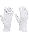 Produktbild Balinco Weiße Handschuhe in Einheitsgröße mit Druckknopf und Biesen