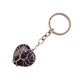 Photo Gallery mfewcabn portachiavi in pietra di cristallo blu, portachiavi in pietra naturale, portachiavi con pietre preziose a forma di cuore, accessori pendenti per decorazioni per borse, nero, 30 mm Photo Gallery mfewcabn portachiavi in pietra di cristallo blu, portachiavi in pietra naturale, portachiavi con pietre preziose a forma di cuore, accessori pendenti per decorazioni per borse, nero, 30 mm