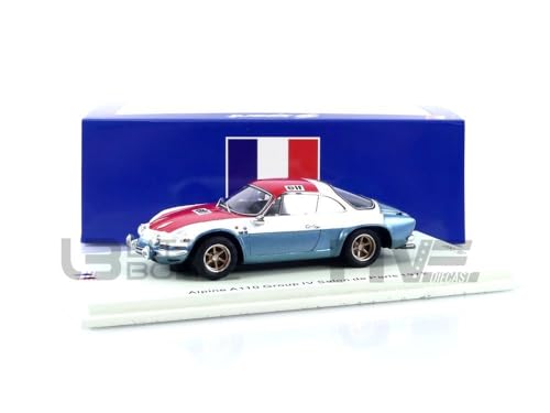 Alpine A110 Group IV Spark 1/43 : miniature haut de gamme de collection Salon de Paris 1972