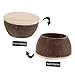 JOINPAYA Replacement Part Coconut Resonator for Traditional Chinese Music Instrument Acoustic Accessory for Tone Versatility and Sound Quality Alto Voice