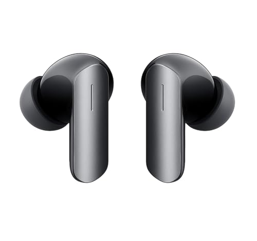 Image of Earbuds Air 7 True Wireless for Realme 8 Pro with 12.4mm Dynamic Bass Drivers,52Hrs Playtime,52dB Hybrid ANC,6 Mic ENC,45ms Low Latency,360 Spatial Audio (bkl1,BKL)