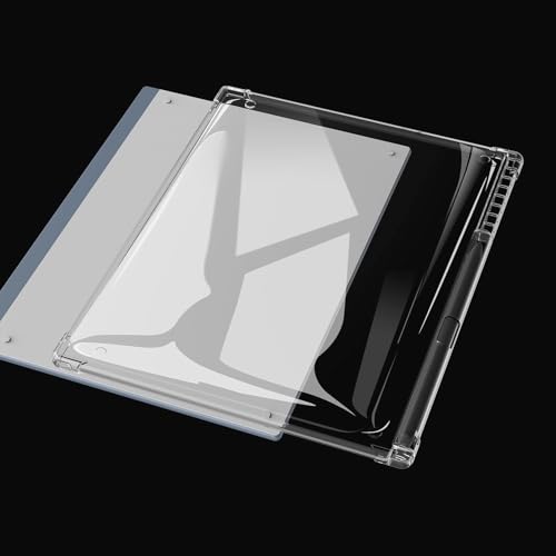 Zuooiec Clear Case for Remarkable 2 Tablet (10.3-inch,2020 Released) - Ultra-Thin Lightweight Transparent Silicone Flexible Soft Back Cover with Pen Holder