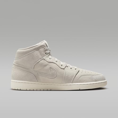 NIKE Air Jordan 1 Mid Herren Schuhe, Pale Ivory Sail, 41 EU