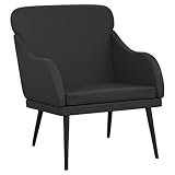 Generisch Poltrona nera, 63 x 76 x 80 cm, in ecopelle