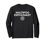 Maltipoo Cadeau pour les amateurs de chiens Maltipoo Manche Longue
