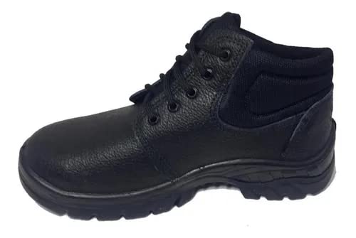BOTA DE SEGURANÇA ECOSAFETY PR120-AP BICO DE PVC COURO RELAX PRETO C.A 40677 Tamanho:41