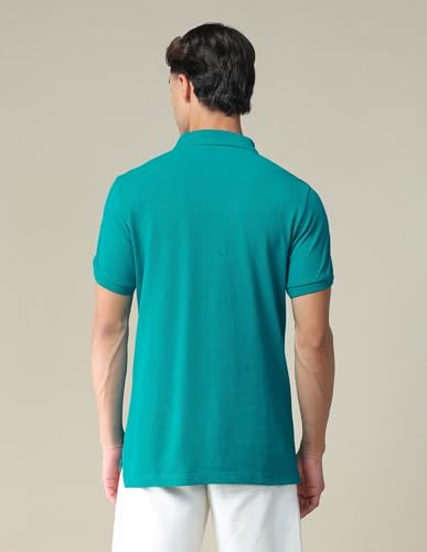 Image of U.S. Polo ASSN. Solid Regular Fit Polo T Shirts for Men - 100% Cotton, Half Sleeves Mens Tshirt