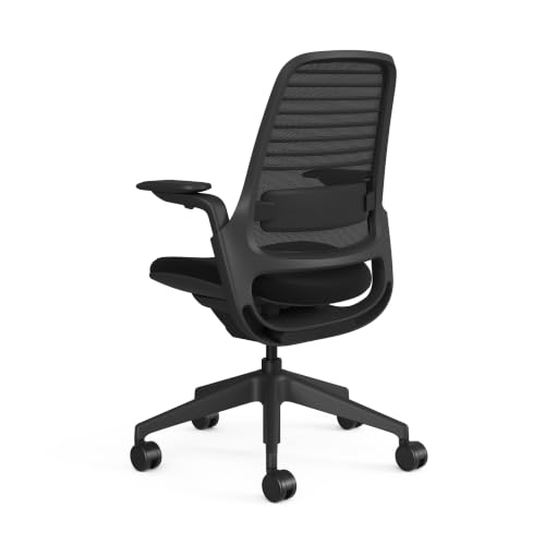 Image of Steelcase Series 1 Ergonomic Office Chair | Adjustable Lumbar Support, 4D Arms, LiveBack System | Weight-Activated Recline | 12-Year Warranty