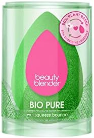 beautyblender BIO PURE Makeup Sponge – Green Beauty Sponge, Perfect for Blending Foundations, Powders & Creams, Professional Streak Free Blend, Vegan & Cruelty Free