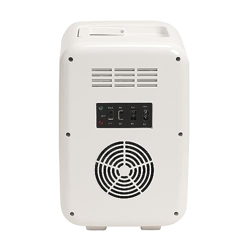 Image of Vybe Mini Beauty Fridge (6 Liter):AC /DC Portable Thermoelectric Cooler and Warmer.Also Used as Car Mini Fridge for Long Travel.Used to Store - Serums,Moisturizers,Toners, Cream,Nail Polish (VYBE1002)