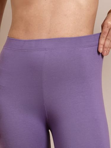 Image of TWIN BIRDS Super Stretchable Cotton Elasthane Fabric Ankle Length Leggings for Women