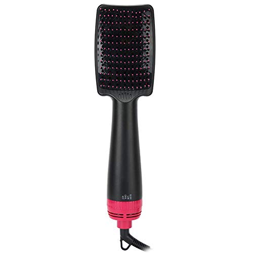 Haartrockner Kamm, Wet Dry Dual Use Multifunktionale Haartrockner Bürste Gebläse Haarkamm Negative ionische elektrische Heißluftbürste Haushalt Haartrockner Bürste Schwarz Cover