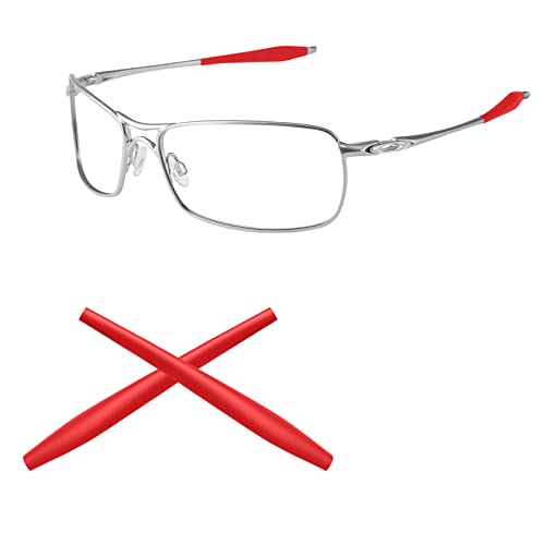 Oreillettes pour lunettes Oakley Crosshair 2.0 rouge contre les branches usées