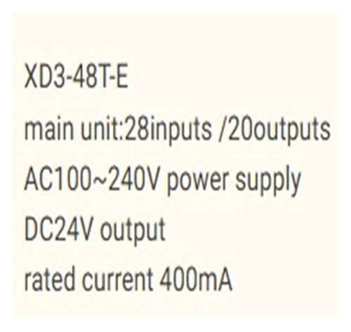 Contrôleur logique programmable XD3-48T-E pour stopper les erreurs d'automatisation - 4