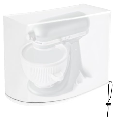Image of Mixer Dust Cover Water Proof Protective Covers with adjustable drawstring cord, Compatible with KITCHENAID ARTISAN, Hamilton, PowerXL, Ninja, Cosori -10W x17D x20H in