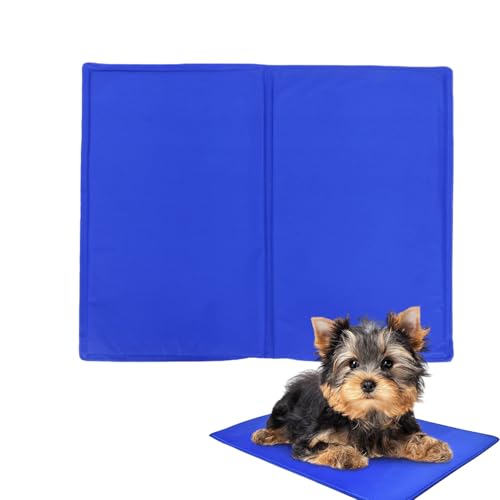 Manta de refrigeración para perros, cojín de gel refrescante, cama fría de hielo, cojín para dormir, fácil de lavar, multiusos para cachorros y gatitos