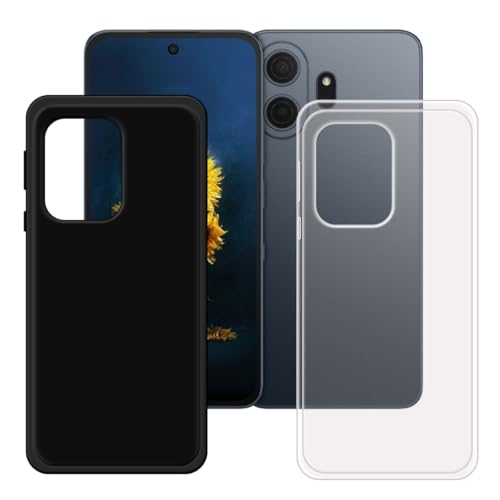 BMPNLSZ �K�p TCL NxtPaper 70 Pro�p�̔ėp�u���b�N+�����P�[�X�A�_��ȃV���J�Q���C�g�TPU�P�[�X�w�ʕی�J�o�[TCL NxtPaper 70 Pro�p�̃S���ی�J�o�[(6,9")