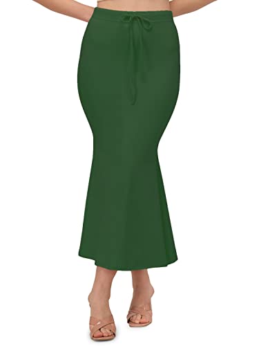 Image of Saree Shapewear Petticoat for Women | Fish Cut Mermaid Slim Fit Saree Shaper with Tummy Control & Side Slit | Stretchable Cotton Lycra Petticoat for Saree, Lehenga, Gown, Bridal Wear