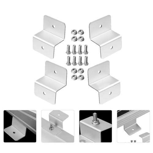 Soportes de montaje Z para paneles solares accesorios de aluminio de autocaravanas 7