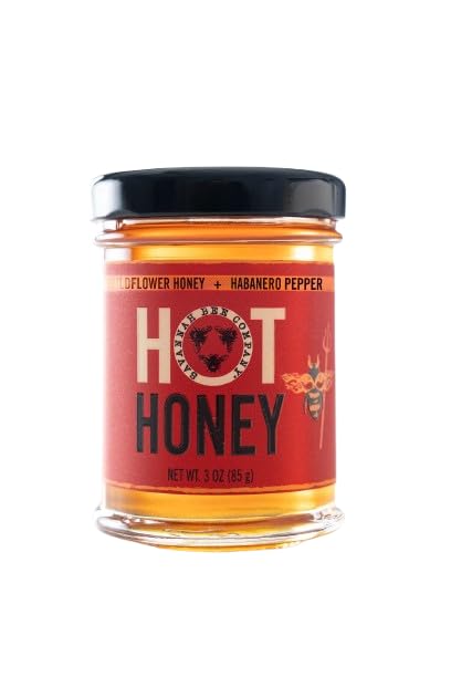 Savannah Bee Company Hot Honey - 100% Pure Natural Honey with Habanero Extract