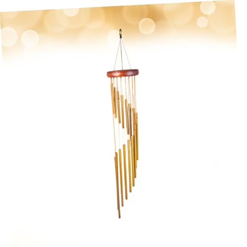 Carillon tubes aluminium décoration extérieure jardin maison or harmonieuse