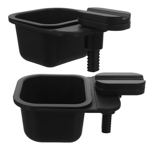 NESTINGHO 2 pièces Poubelle de Table Rotative Clip sur Bureau Petite Corbeille Multifonction pour Bureau Cuisine Chambre Rangement Compact pour Déchets et Petits Objets