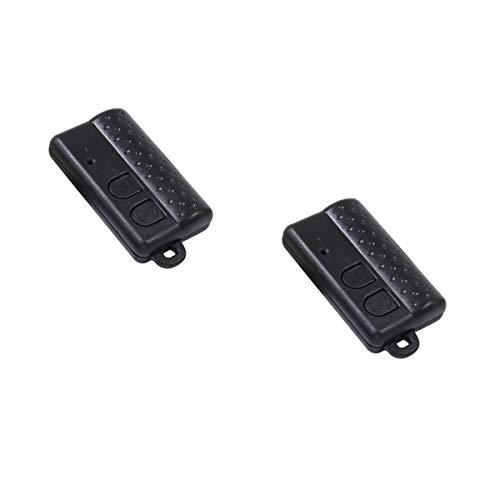 Kit Da 2 Pezzi Guscio Di Ricambio Per Radiocomando Apricancello Clipper Colore Nero, 2 Tasti