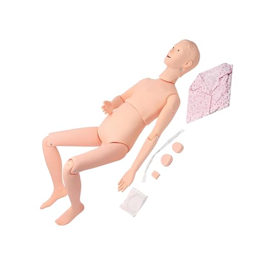 看護マネキン患者ケア用医療 多機能 医療用トレーニング人形 静脈注射練習 介護モデル 手足関節可動 医学生 看護師 学習用 男です 生殖器の交換+胸の吐き気
