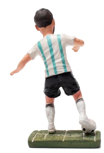 Image of Lionel Messi Action Figure | 6-Inch Football Star Collectible | Soccer Toy with Ball | Argentina Jersey
