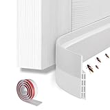 Door Sweeps, Ohuhu Door Draft Stopper, Weather Stripping for Doors, Under Door Draft Blocker, Door Seal Strip, Draft Stoppers for Bottom of Doors Soundproof Wind Blocker, 39