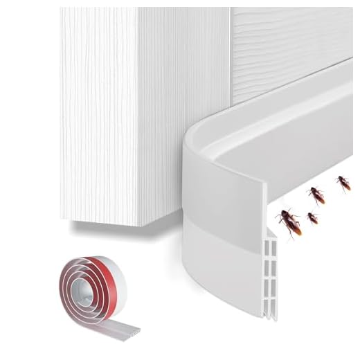 Door Draft Stopper Weather Stripping - Ohuhu Under Doors Bottom Seal Strip Sweep Sealing Blocker Sealer Tape - Garage Insulation Seam Air Gap Guard Soundproof Wind Dust Sweeper Stop Flexible 39"L x2"W