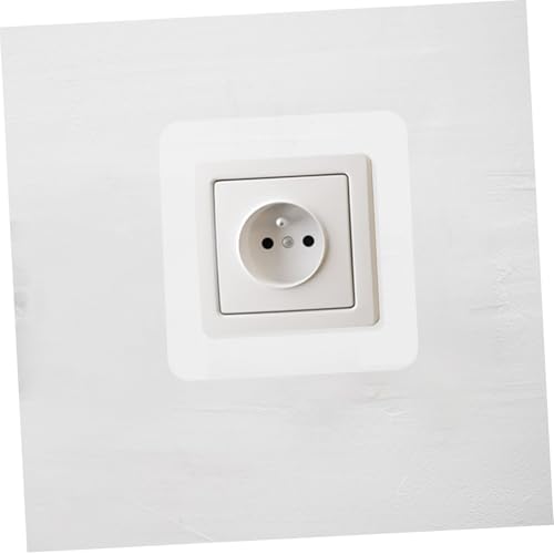 Protector de interruptor de luz acrílico blanco ideal para pasillos y cocinas 5