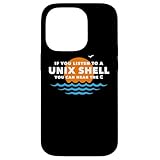 Unix Shell - Computer Science Programming Geek Nerd スマホケース iPhone 14 Pro 用