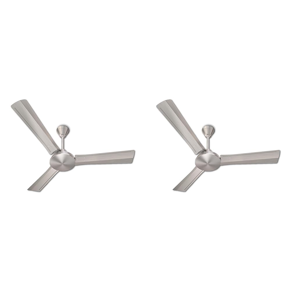 Havells 1200Mm Ep Trendy Energy Saving Ceiling Fan (Brushed Nickel, Pack Of 2), Brown, 1 Star (B0D7Z9CCMF) Amazon Price History, Amazon Price Tracker